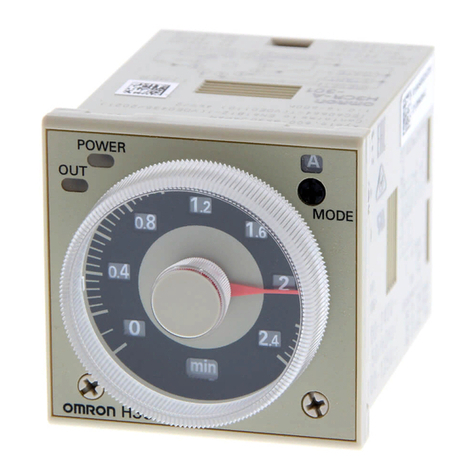 Omron H3CR User manual