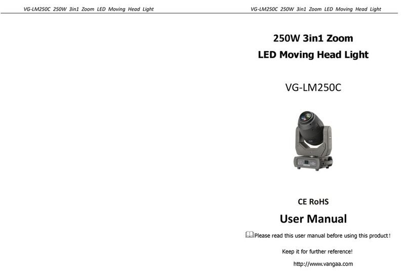 VanGaa VG-LM250C User manual
