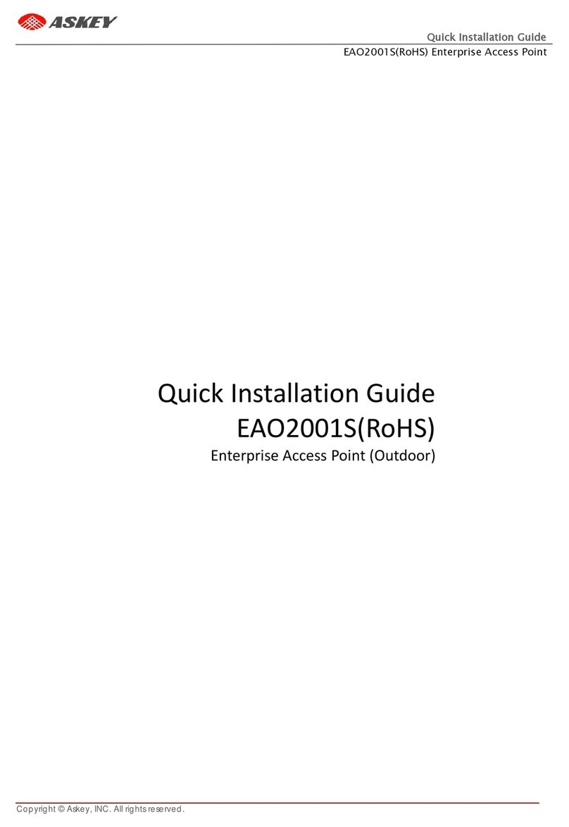 Askey EAO2001S Quick installation guide