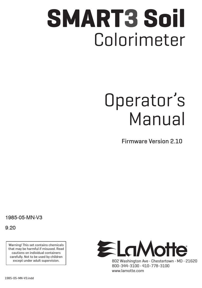 LaMotte SMART3 User manual