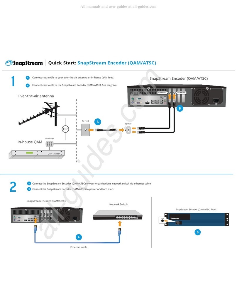 SnapStream QAM/ATSC quick start