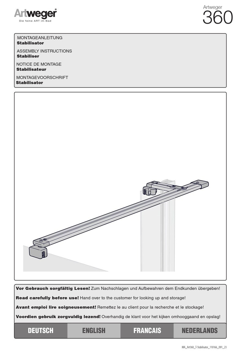 Artweger 360 User manual