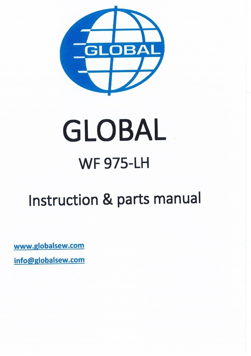 Global WF 975-LH Instruction & parts manual
