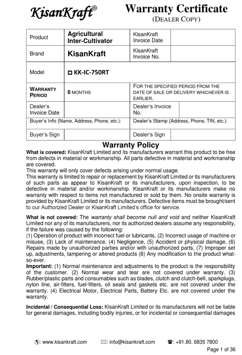 KISANKRAFT KK-IC-750RT user manual