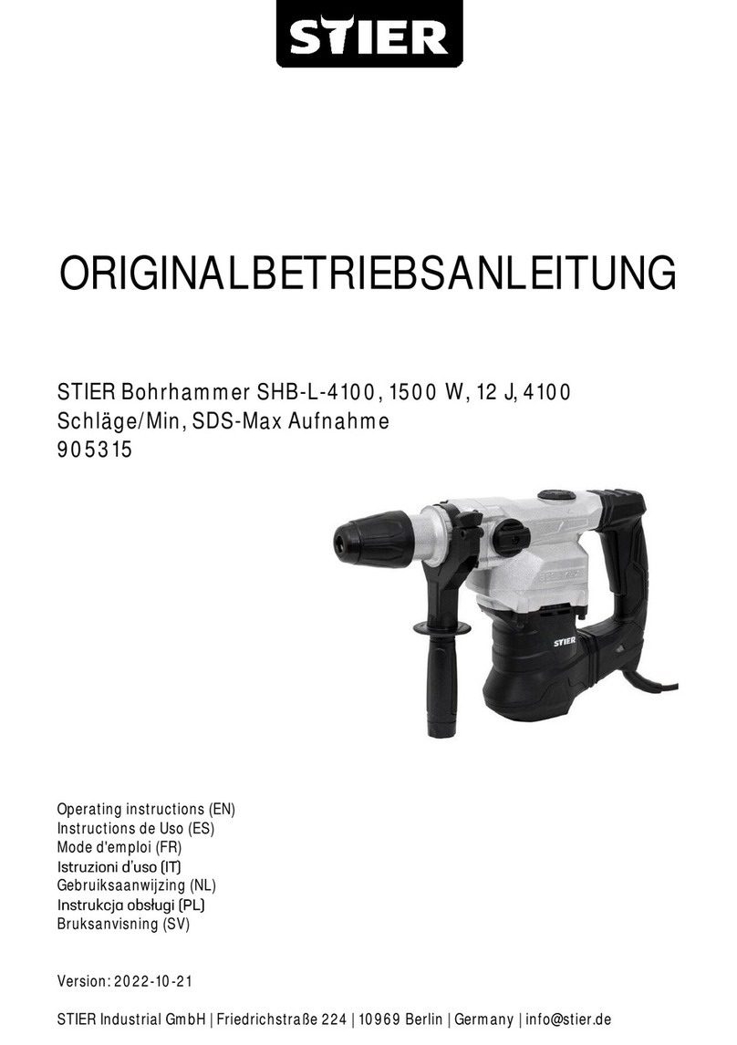 STIER SHB-L-4100 user guide