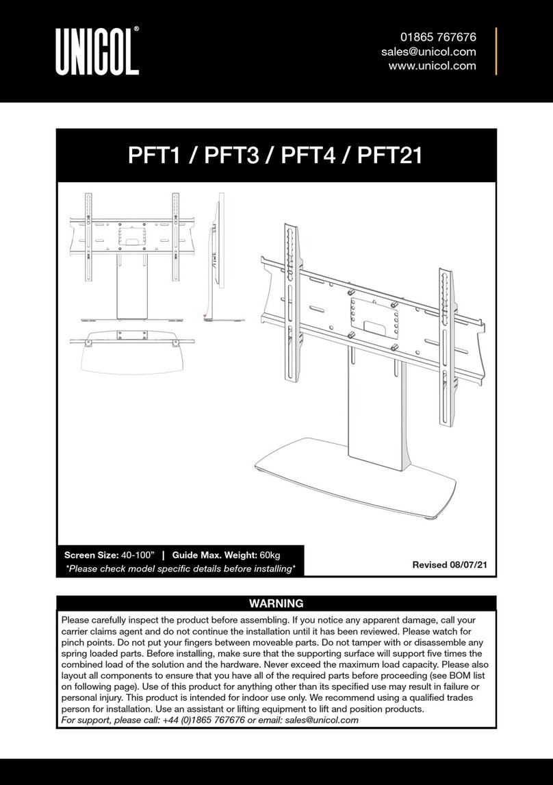 Unicol PFT1 User manual