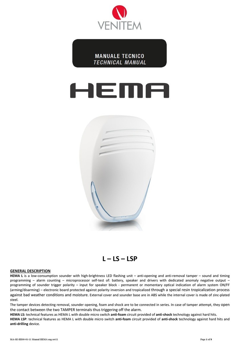 Venitem HEMA L Technical manual