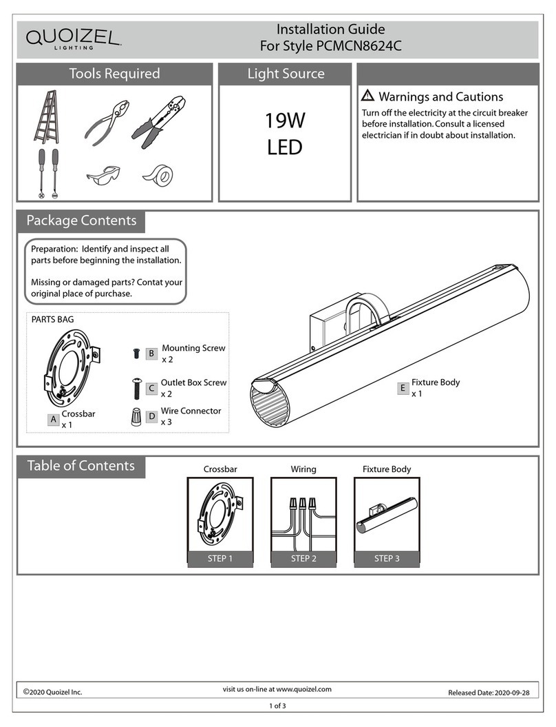 Quoizel PCMCN8624C installation guide