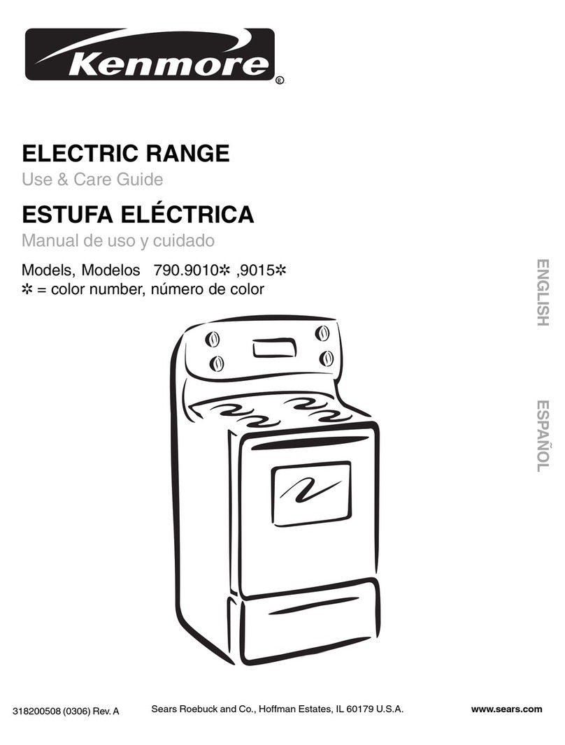 Kenmore 790.9010 Series User manual