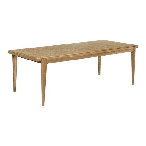 GUBI S-Table Dining Table Extendable 10058061 Assembly instructions
