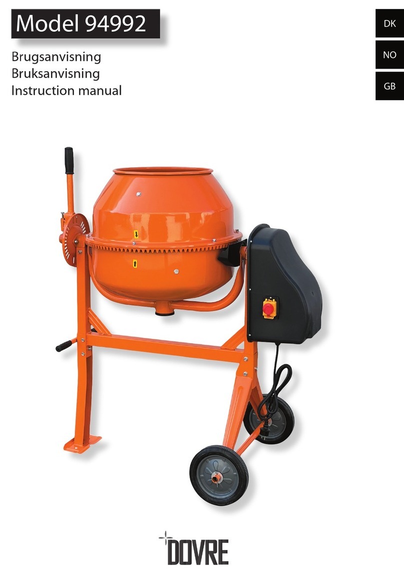 Dovre 94992 instruction manual