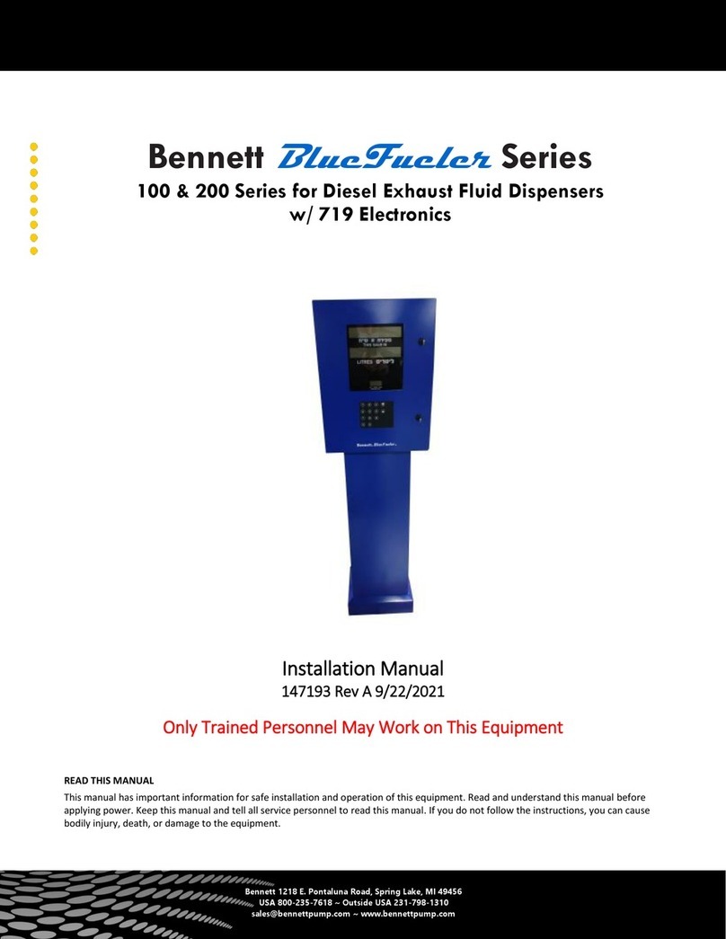 Bennett BlueFueler Series installation manual