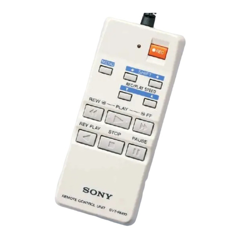 Sony SVT-RM10 User manual