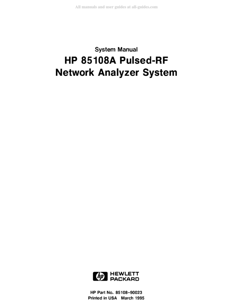 HP 85108A User guide