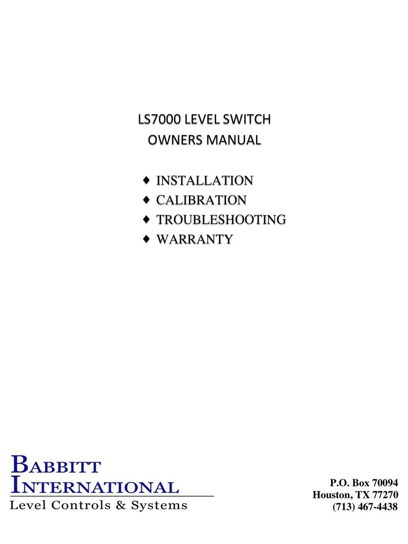 BABBITT LS7000 User manual