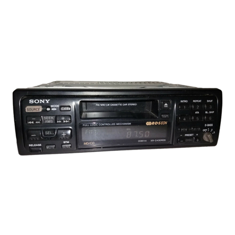 Sony XR-4740RDS Service manual