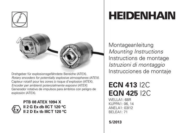 HEIDENHAIN ECN 413 2C Mounting instructions HEIDENHAIN ECN 413 2C Mounting instructions