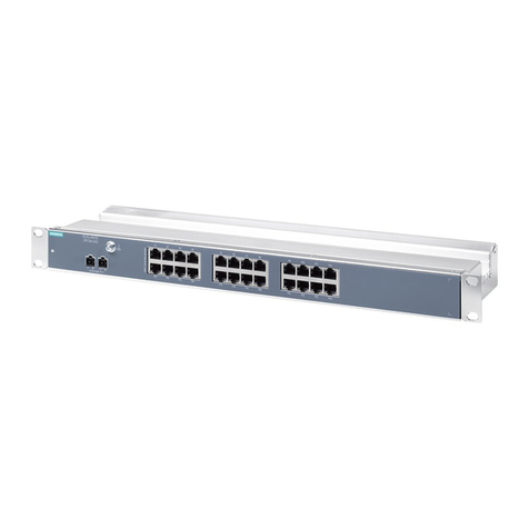 Siemens SCALANCE XR124WG User manual