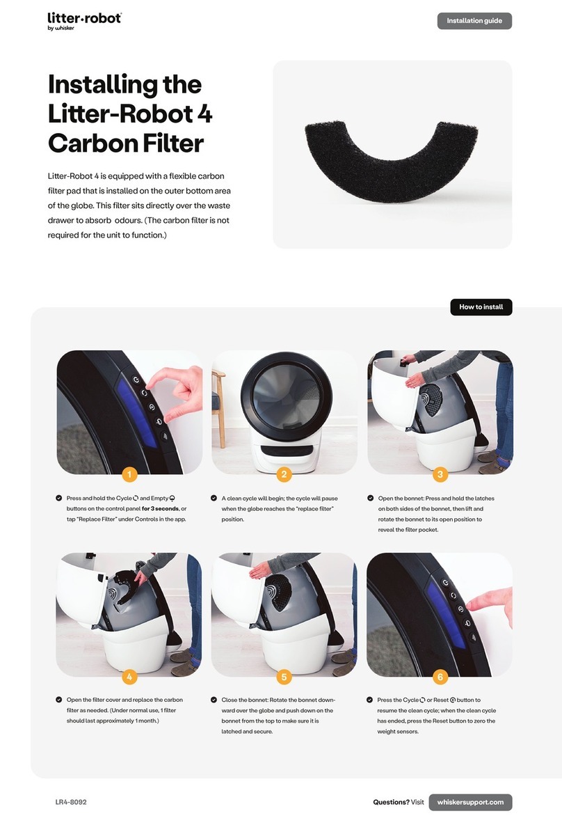 whisker Litter-Robot 4 installation guide whisker Litter-Robot 4 installation guide