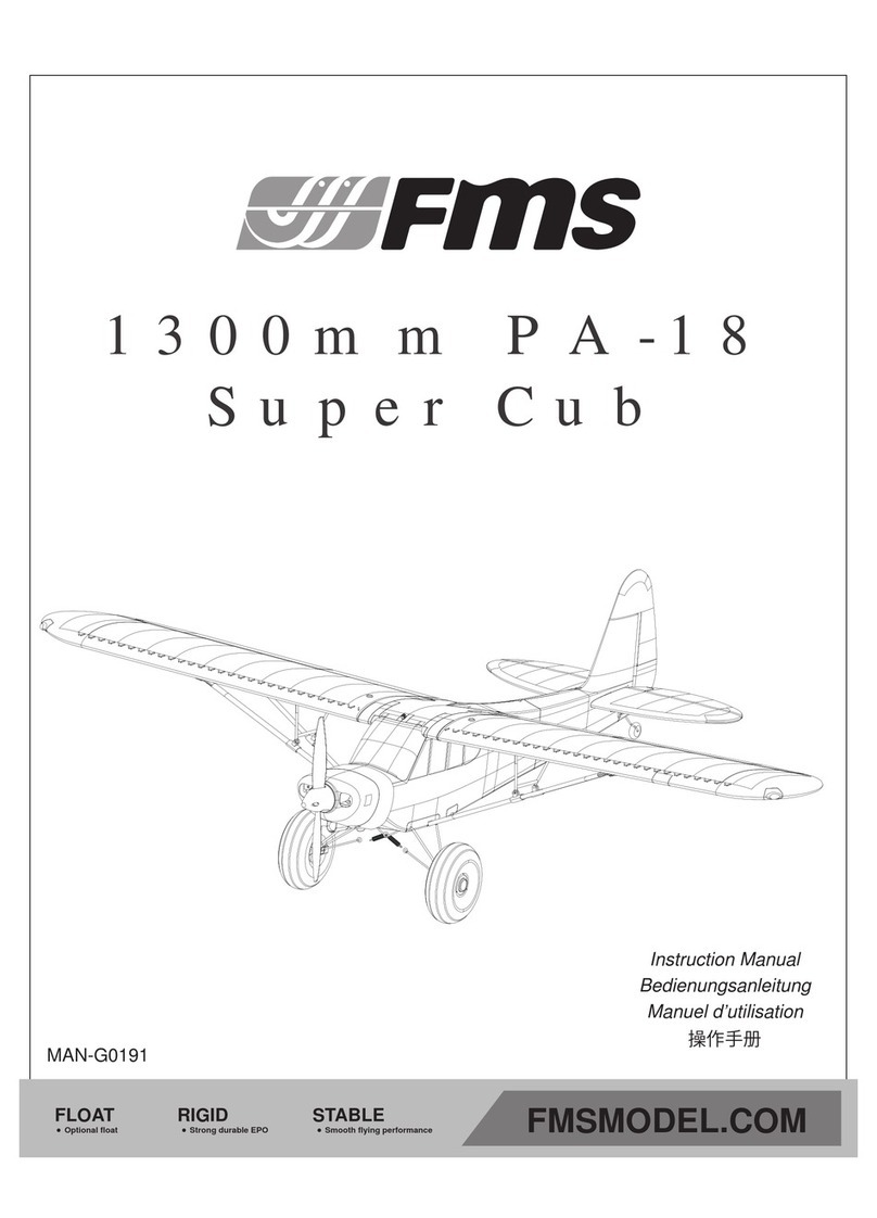 FMS 1300mm PA-18 Super Cub instruction manual