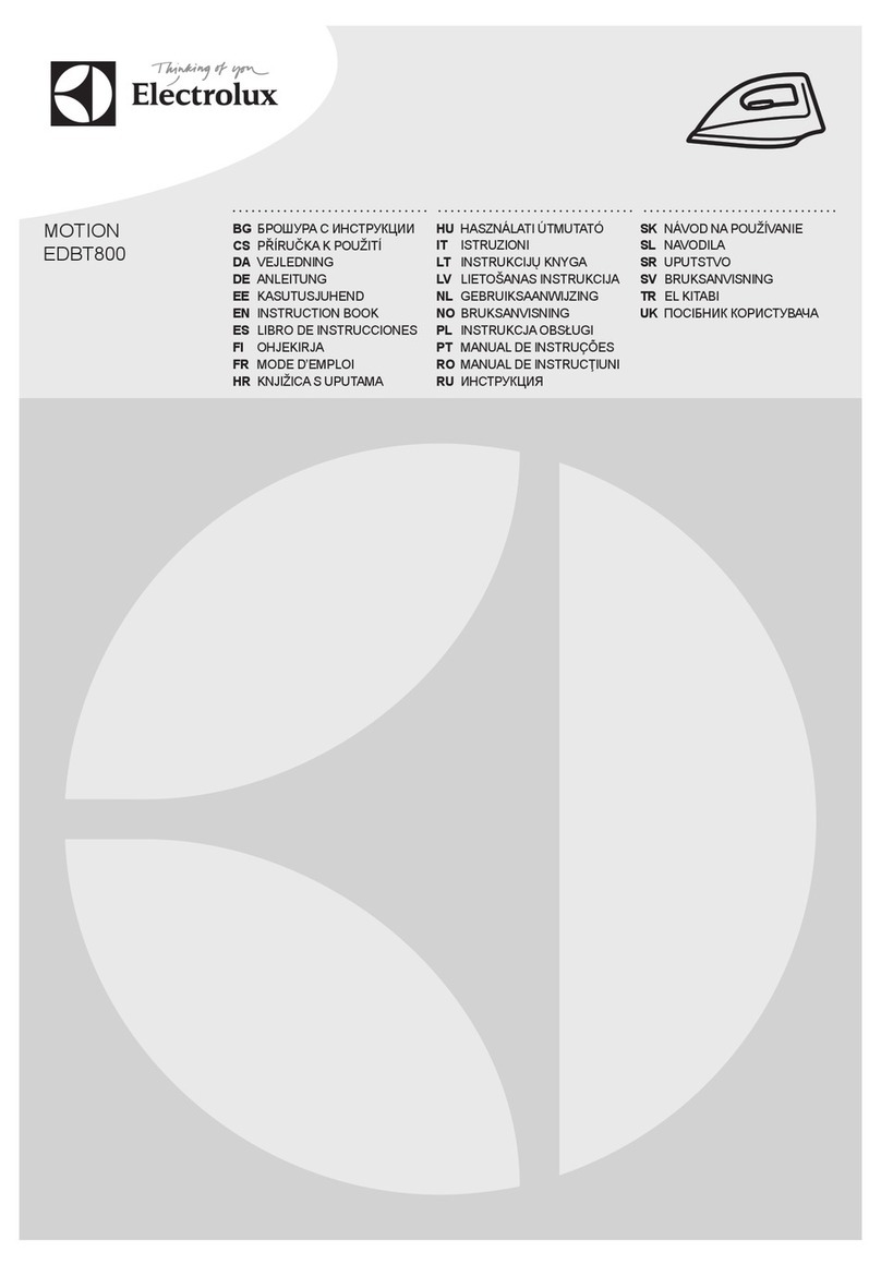 Electrolux MOTION EDBT800 Instruction book