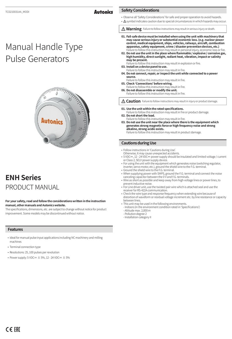 Autonics ENH Series product manual