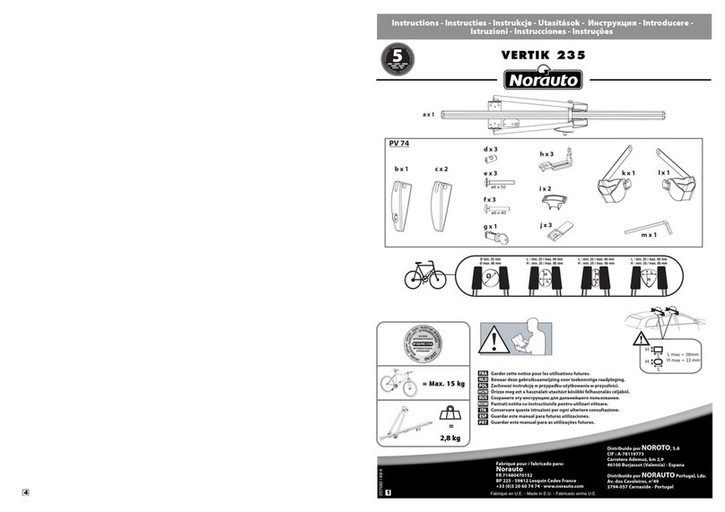 NORAUTO VERTIK 235 instructions