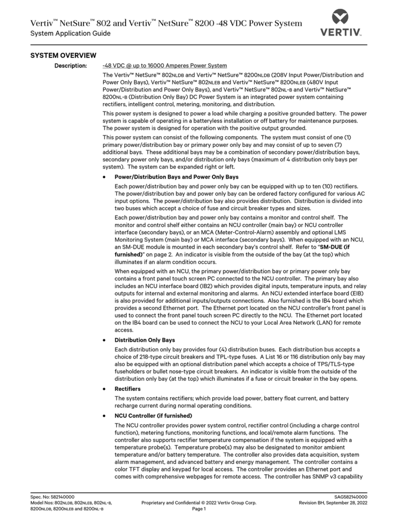 Vertiv NetSure 802 User guide