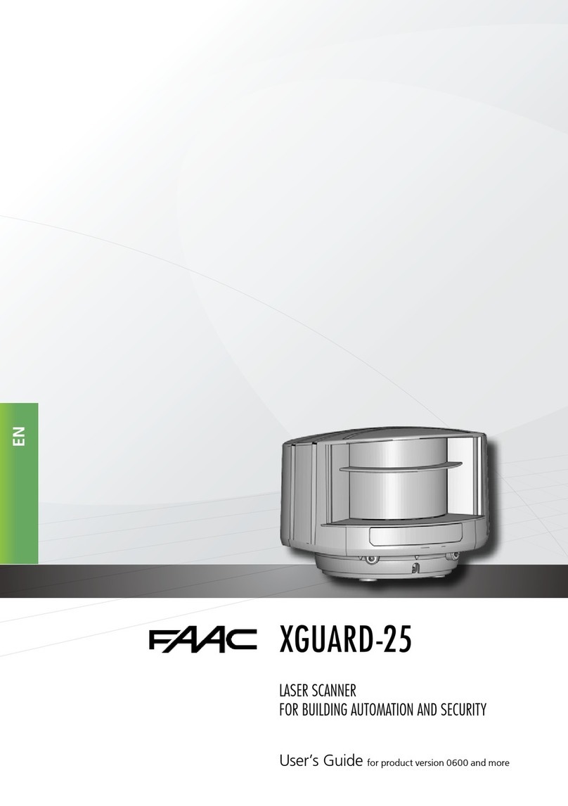 FAAC XGUARD-25 user guide
