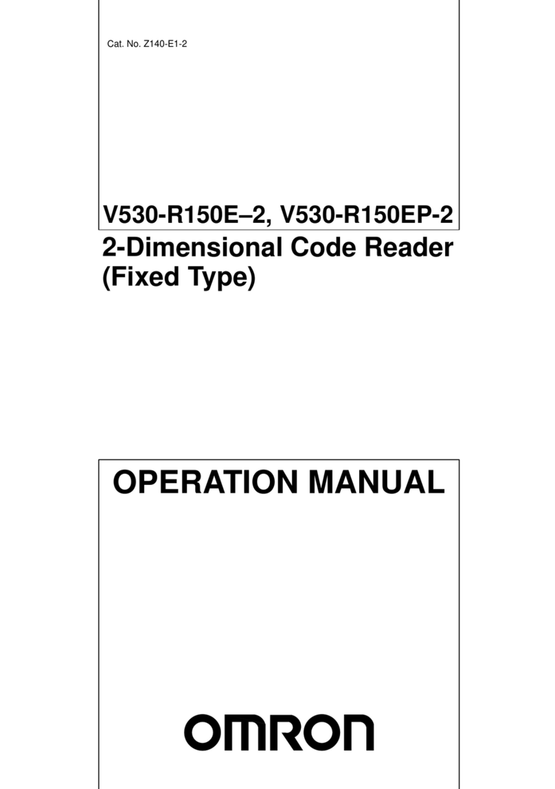 Omron V530-R150E-2 User manual Omron V530-R150E-2 User manual