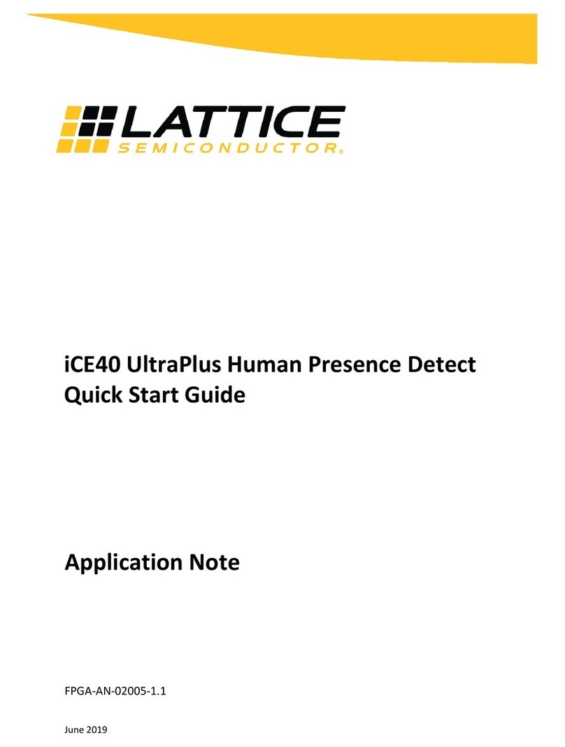Lattice Semiconductor iCE40 UltraLite quick start guide