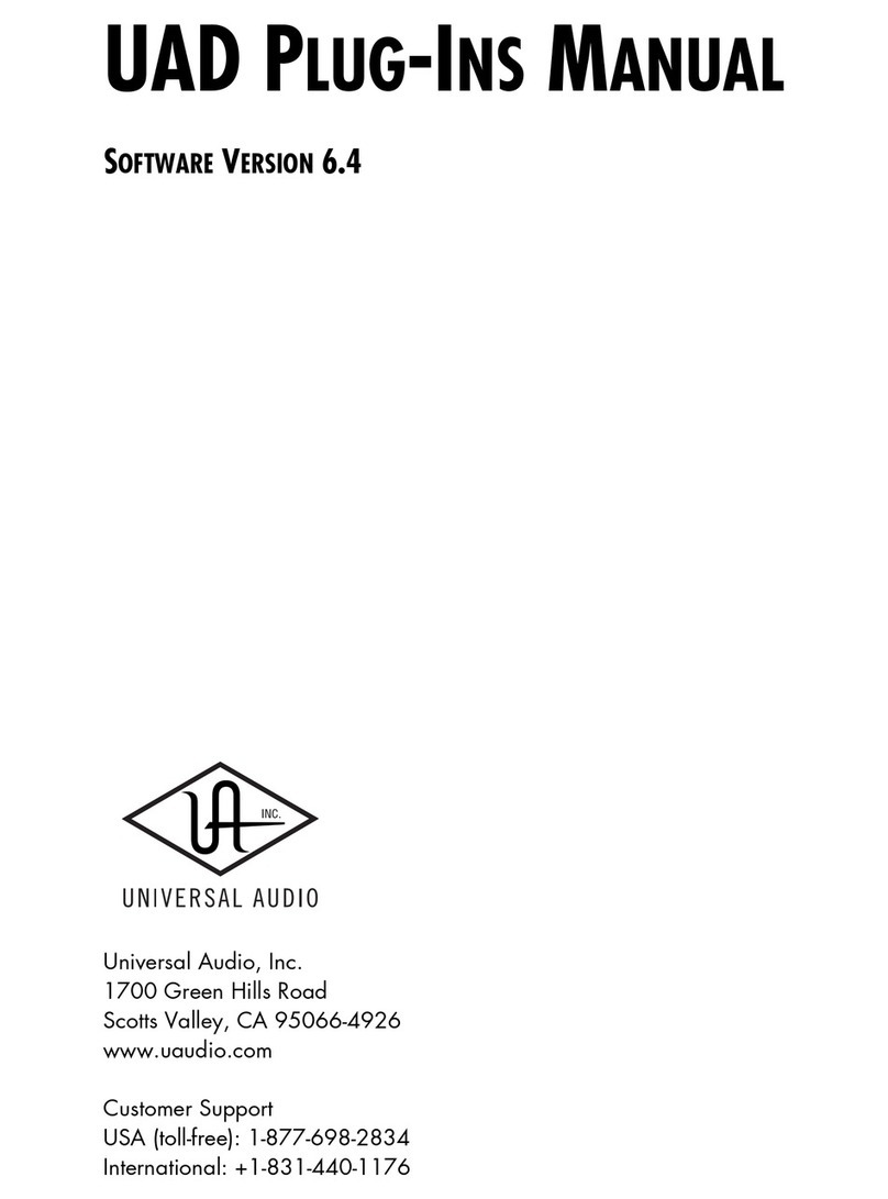 Universal Audio Ampex ATR-102 manual