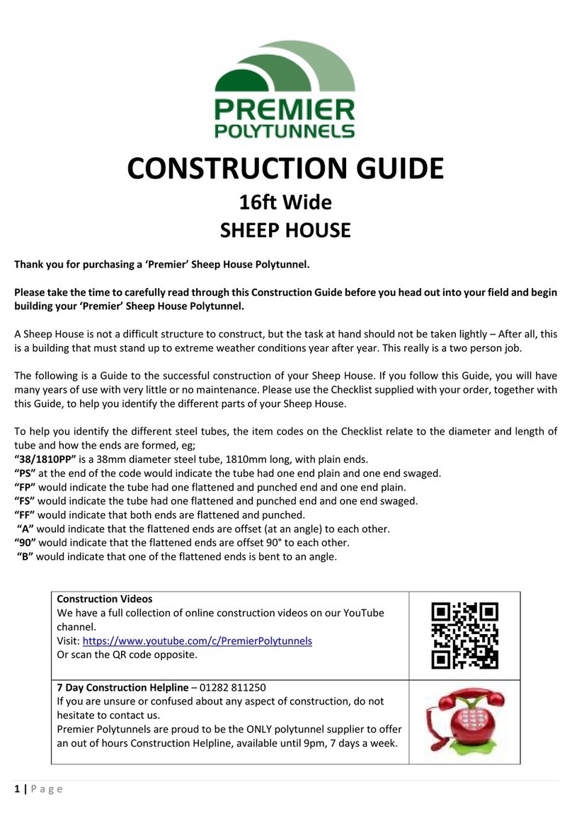 Premier SHEEP HOUSE Construction guide