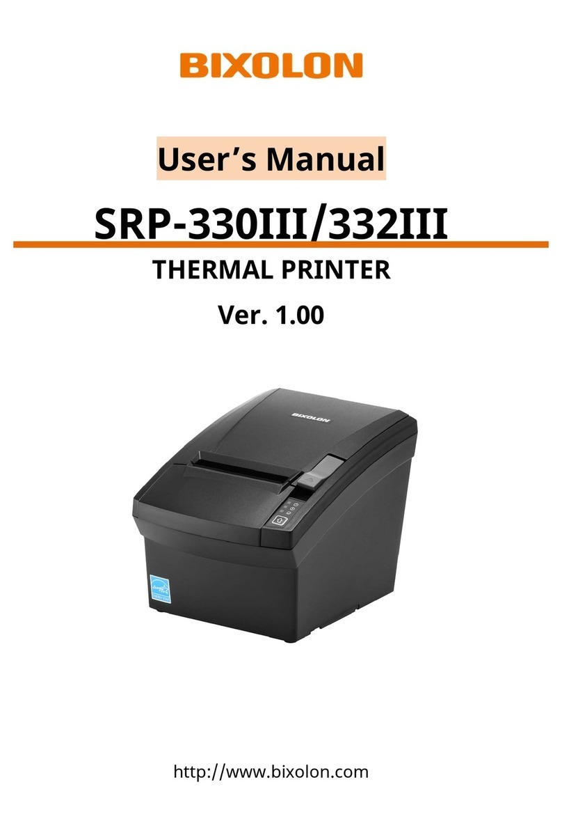 BIXOLON SRP-330III User manual