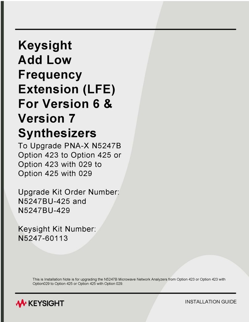 Keysight N5247BU-425 User manual
