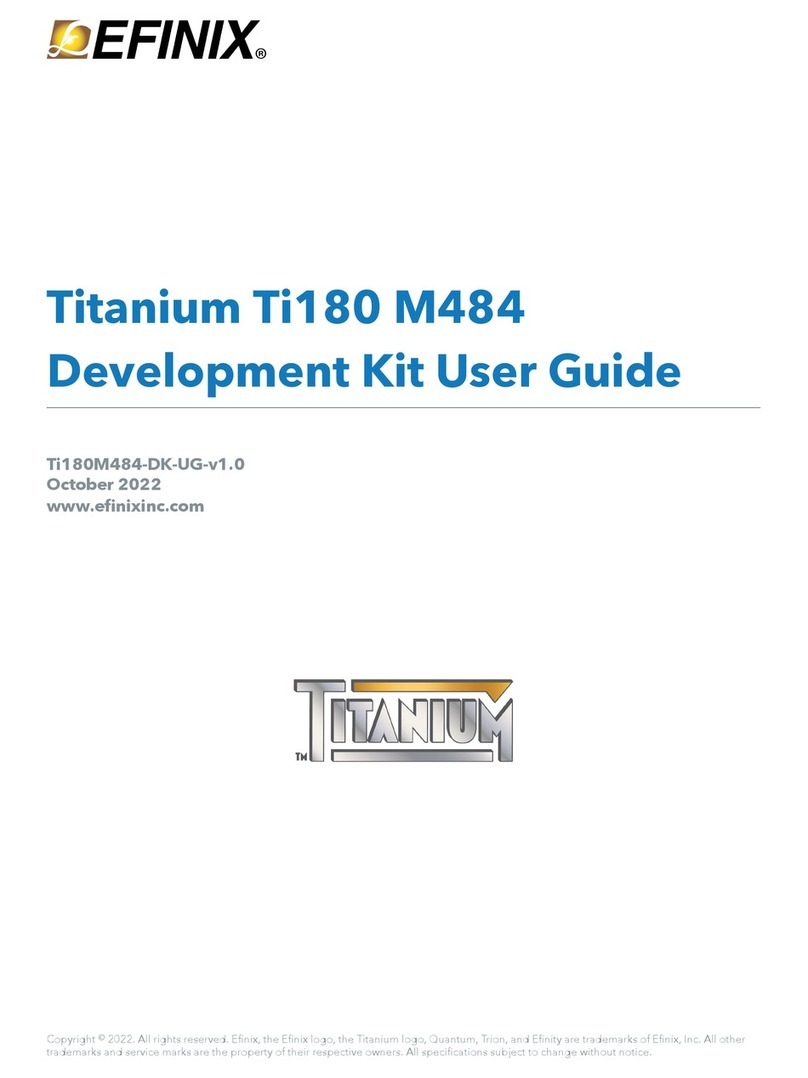 Efinix Titanium Ti180 M484 user guide