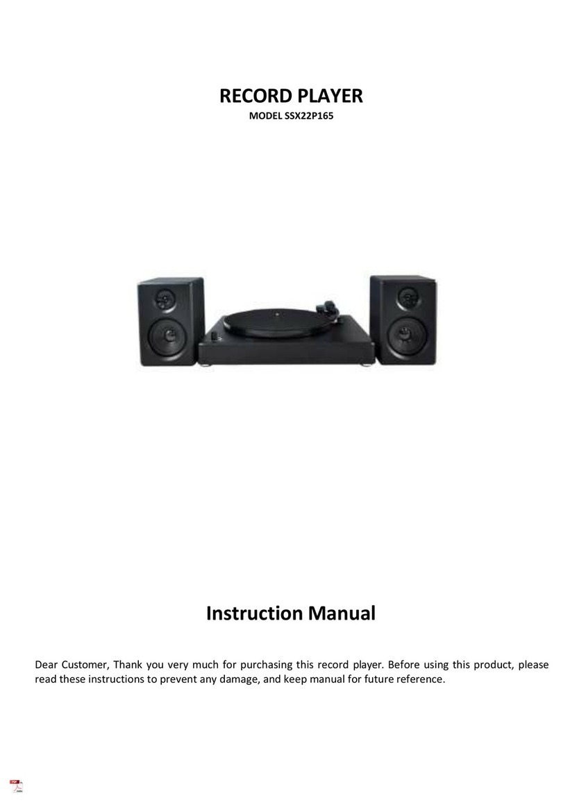 Fenton SSX22P165 instruction manual
