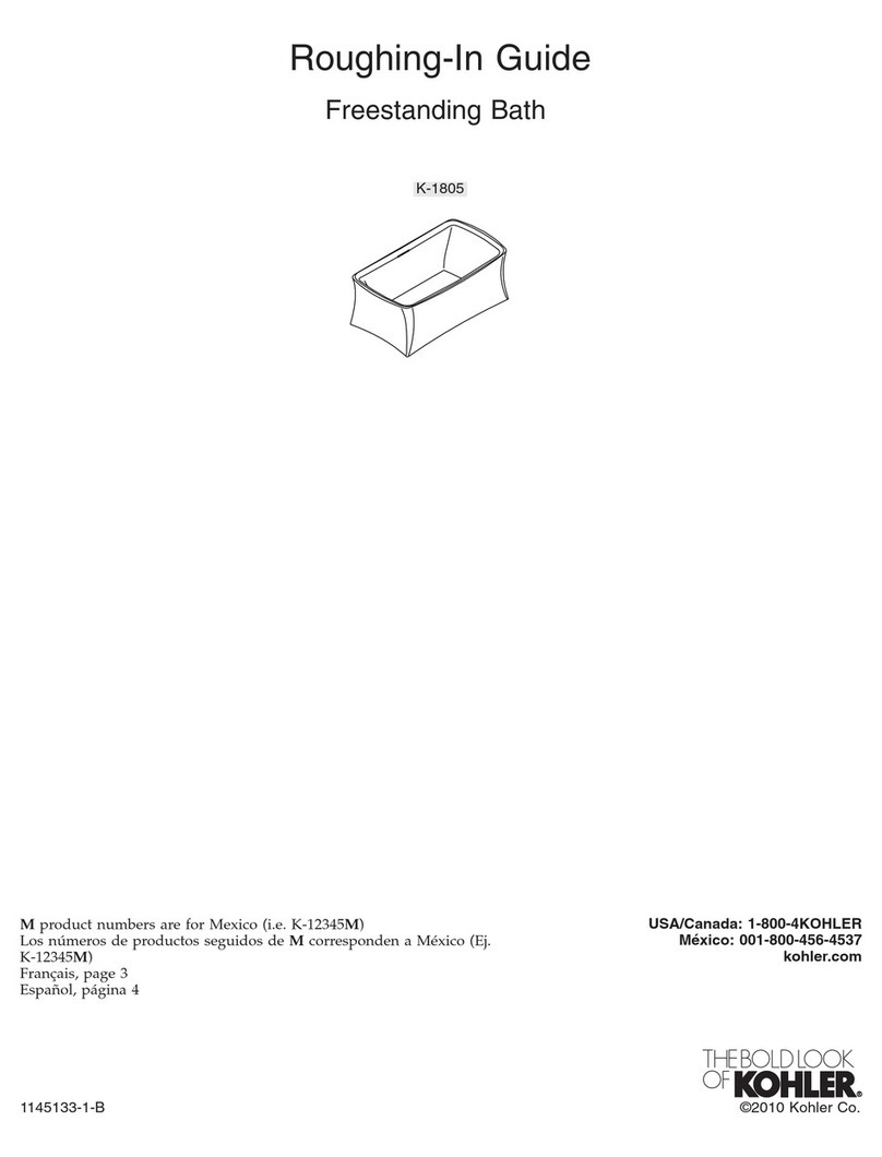 Kohler K-1805 Quick start guide