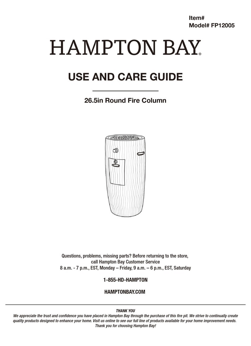 HAMPTON BAY FP12005 User manual HAMPTON BAY FP12005 User manual