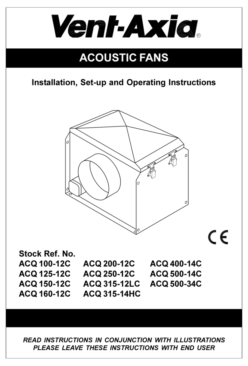 Vent-Axia ACQ 100-12C Manual instruction