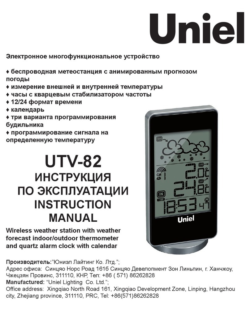 Uniel UTV-82 instruction manual