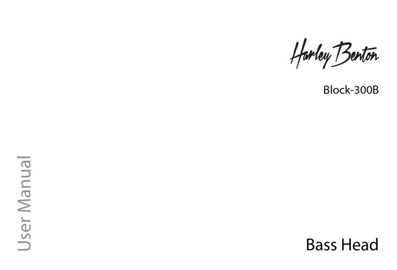 Harley Benton Block-300B user manual