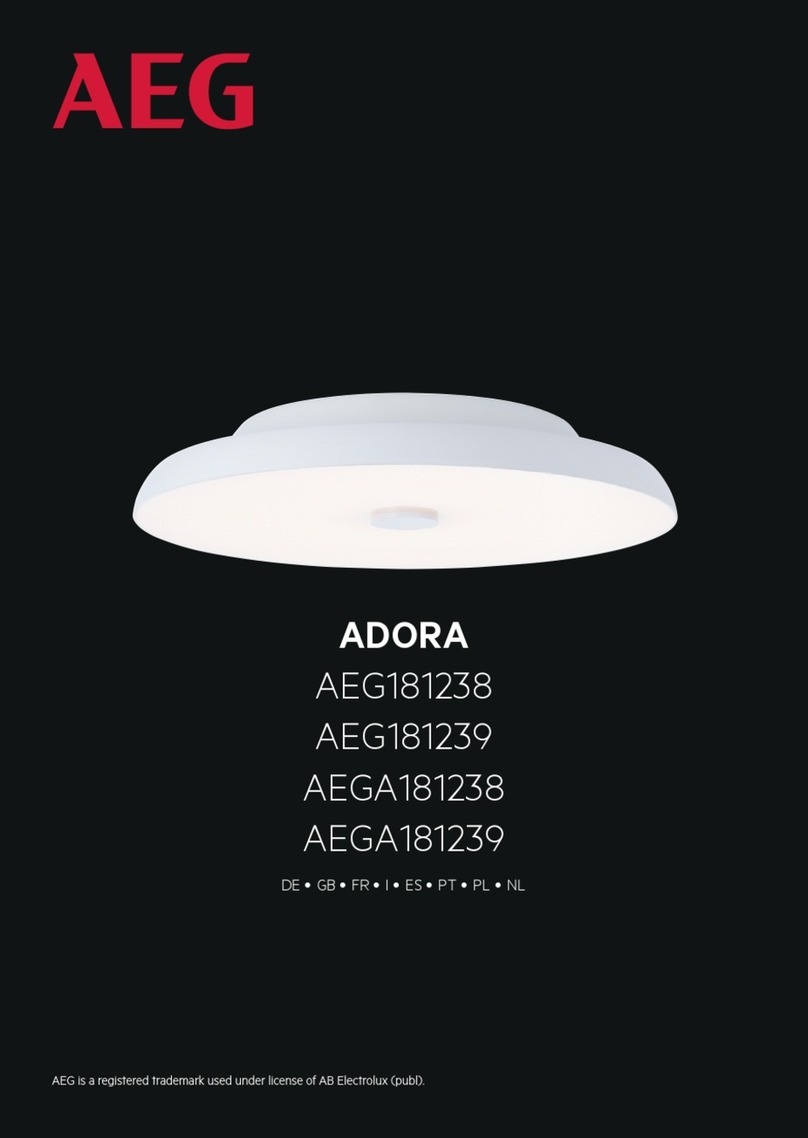 AEG ADORA AEG181238 manual