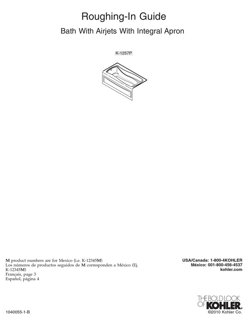 Kohler K-1257P Quick start guide