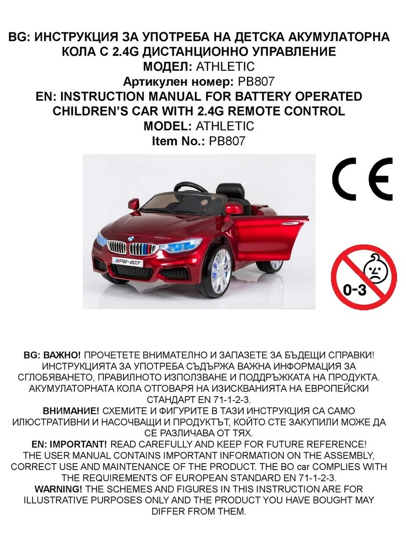Moni ATHLETIC PB807 User manual