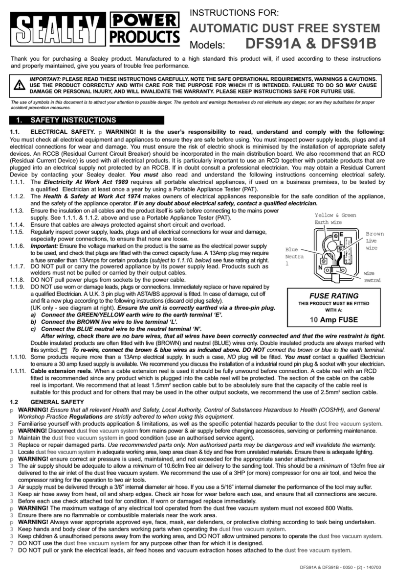 Sealey DFS91A instructions