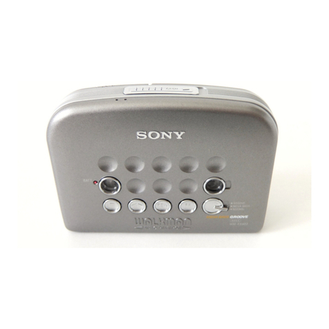Sony Walkman WM-EX402 User manual