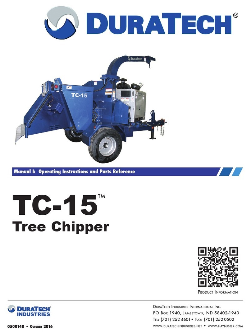 Duratech TC-15 Operating Instructions and Parts Reference