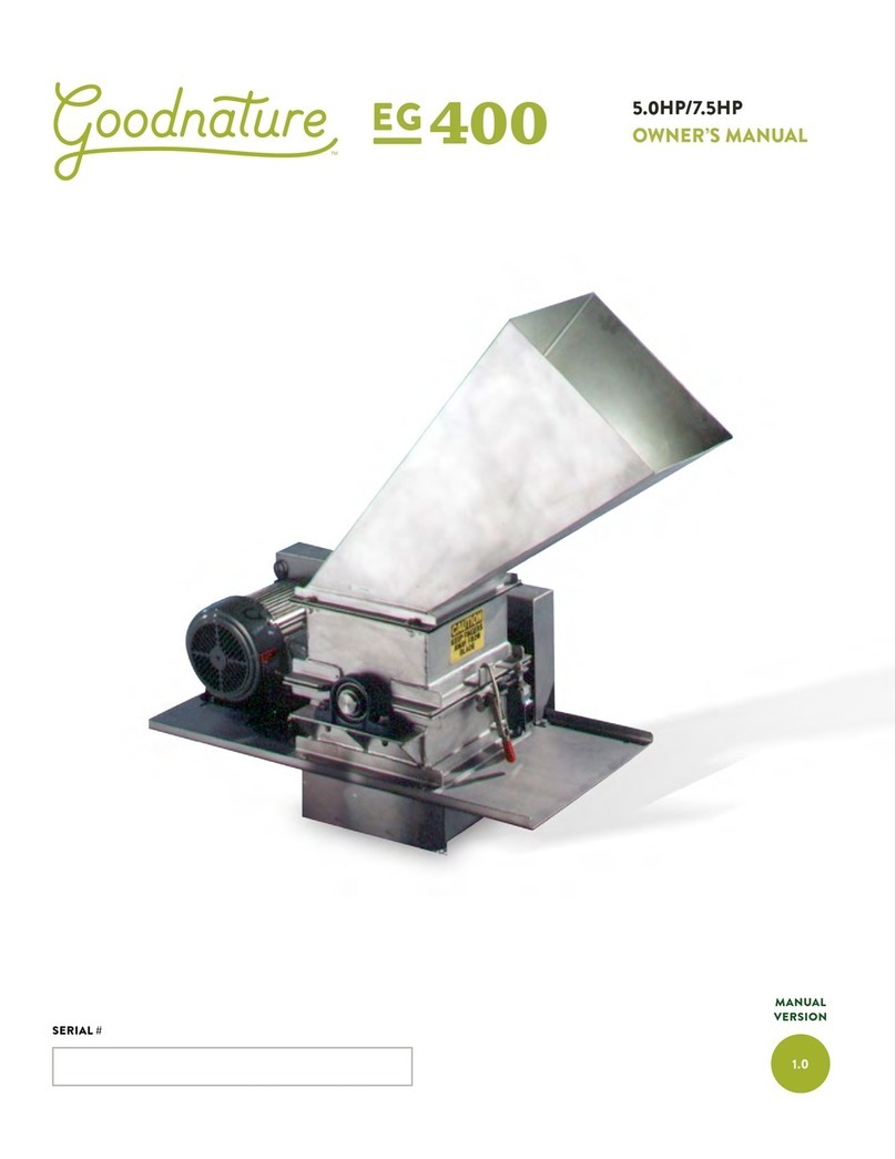 goodnature EG-400 owner's manual