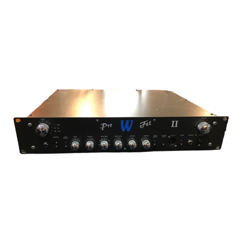 Warwick Pro Fet II User manual Warwick Pro Fet II User manual